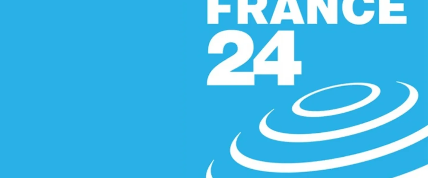 The France24 logo. Source: Screenshot.