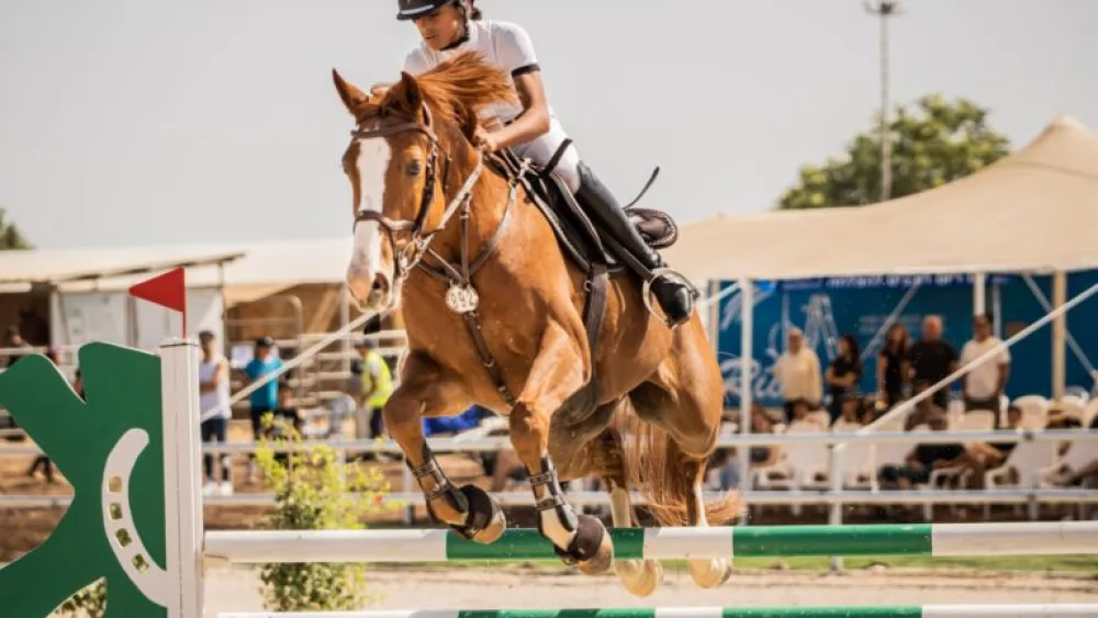 Adam Alkeian, 15, will be the first Israeli Bedouin athlete to participate in the Maccabiah Games. Photo courtesy of Maccabiah on Twitter
