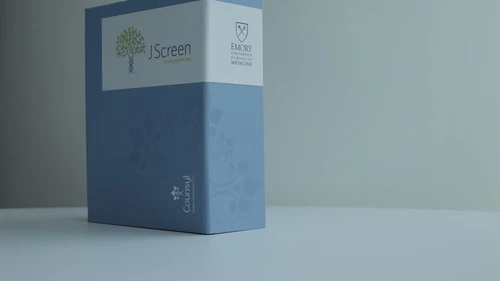 A box containing the new JScreen kit, which enables users to test for the 19 known preventable Jewish genetic diseases. Credit: Courtesy of JScreen.