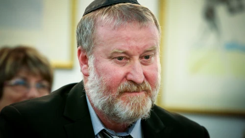 Israeli Attorney General Avichai Mandelblit at a ceremony at the Hebrew University of Jerusalem on Nov. 14, 2016. Photo by Flash90.