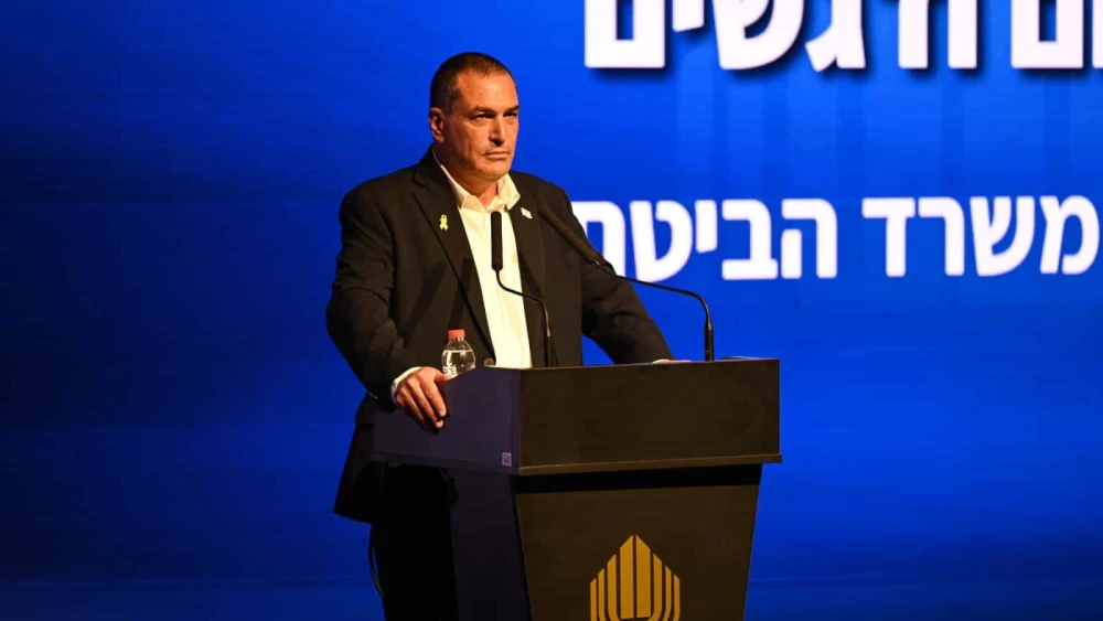 Israeli Defense Ministry Director General and designated IDF Chief of Staff Maj.-Gen. (res.) Eyal Zamir speaking at the Israel Ministry of Defense’s annual Work Plans Conference on Feb. 2, 2025. Credit: Israel Ministry of Defense.