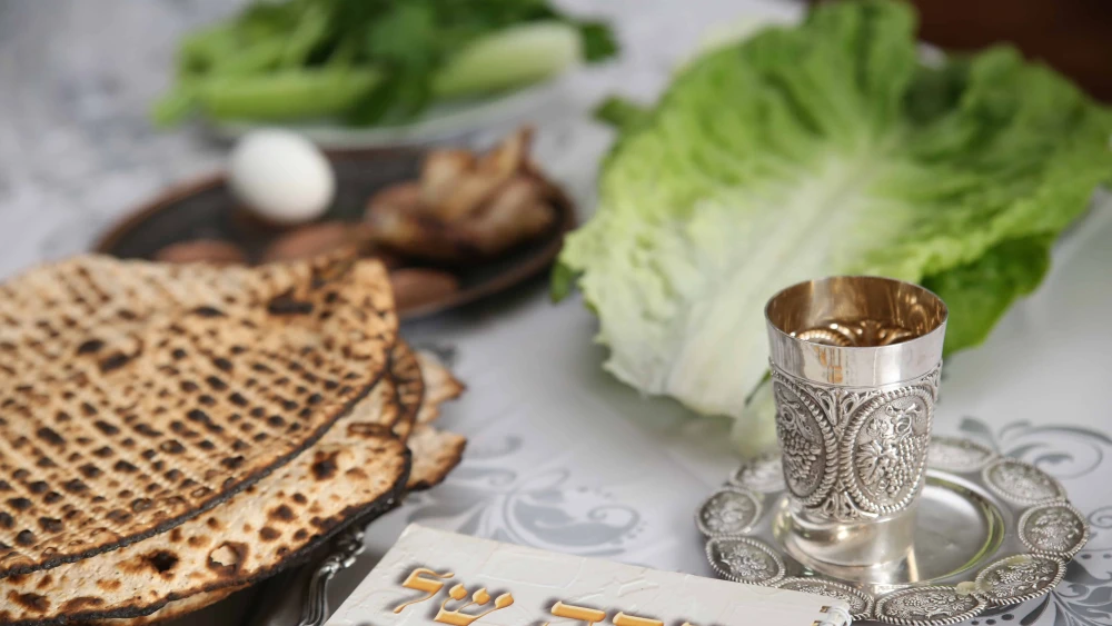 Passover Seder Table