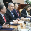 Israeli Prime Minister Benjamin Netanyahu leads the weekly Cabinet meeting at the Prime Minister's Office in Jerusalem, on Dec. 8, 2019. Photo by Marc Israel Sellem/POOL.