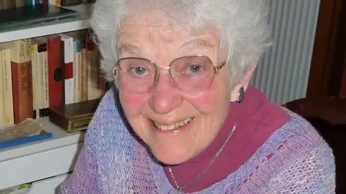 Laureen Nussbaum, a childhood friend of Jewish teenage diarist Anne Frank's. Credit: Wikimedia Commons.