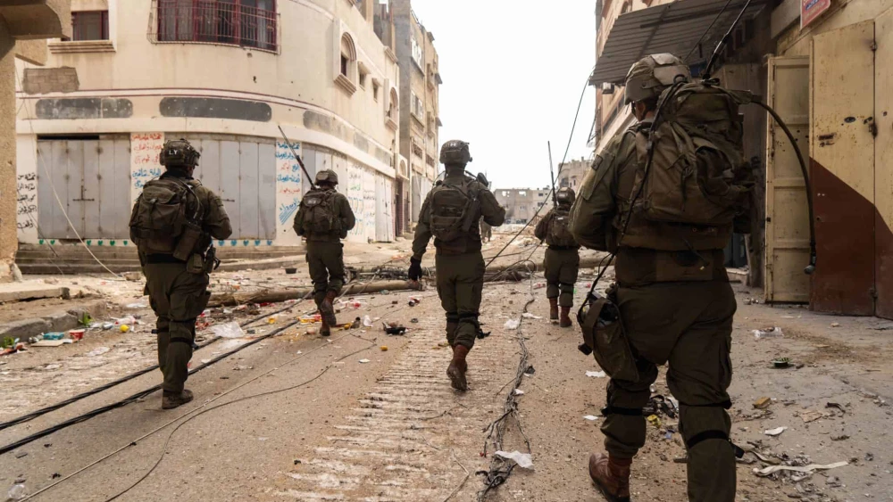 Israeli soldiers in the Gaza Strip, Feb. 26, 2024. Credit: IDF.
