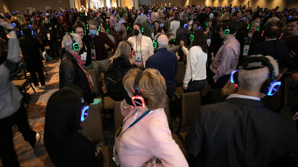 The Foundation for Jewish Camp’s Leaders Assembly in Atlanta, Georgia. Courtesy of the Foundation for Jewish Camp.