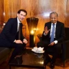 Austrian Chancellor Sebastian Kurz meets with Malaysian Prime Minister Mahathir Mohamad in Austria on Jan. 21, 2019. Credit: Dr Mahathir Mohamad/Twitter.