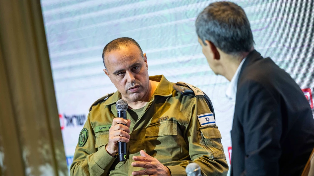 IDF Ground Forces Command head Maj. Gen. Tamir Yadai attends the Israel Hayom security conference in Jerusalem, Dec. 1, 2024. Photo by Yonatan Sindel/Flash90.