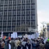 Several anti-Israel organizations, including some designated by Israel as terrorist organizations, joined to protest actions in the last few weeks by the security forces in the Jewish state in front of Israel’s consulate and Permanent Mission to the United Nations in Midtown Manhattan. Source: Screenshot.