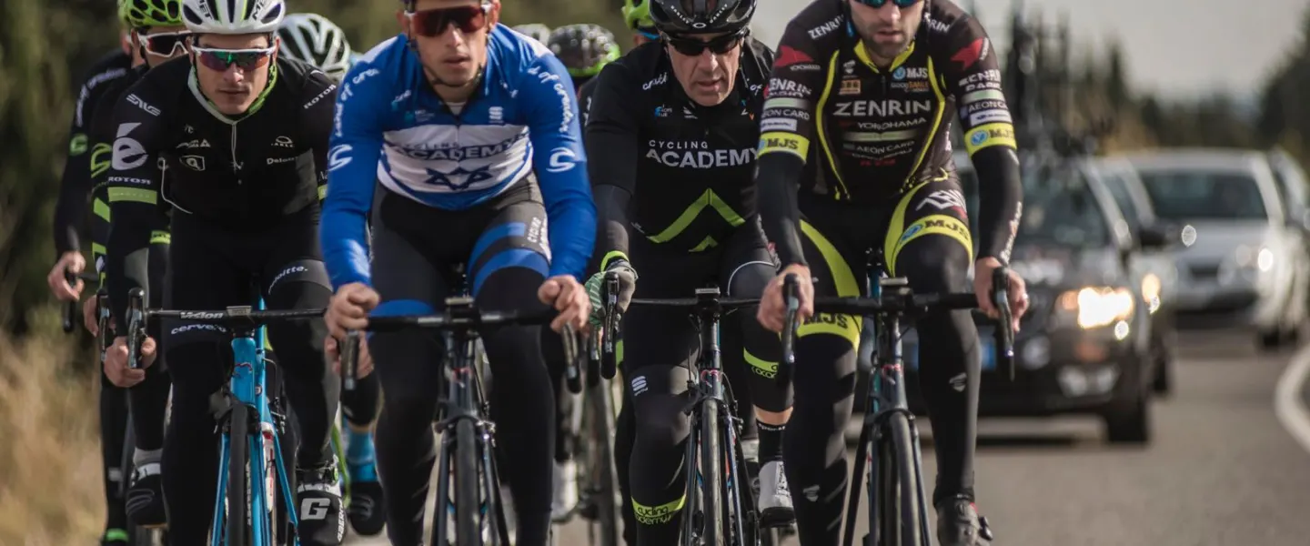 Sylvan Adams training with Israel Cycling Academy. Credit: Israel Cycling Academy.