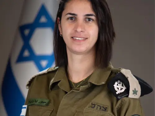 Maj. Ella Waweya of the IDF Spokesperson's Unit. Courtesy photo.
