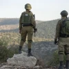 Israeli forces are searching for a man who fled the scene after stealing a gun from a home in the Israeli settlement of Alonei Shilo in the West Bank, Nov. 4, 2019. Photo by Sraya Diamant/Flash90.