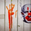 Graffiti against Prime Minister Benjamin Netanyahu near the Prime Minister Residence in Jerusalem, Nov. 25, 2023. Photo by Chaim Goldberg/Flash90.