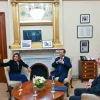 Israeli President Isaac Herzog and House Speaker Nancy Pelosi meet in the White House on Oct. 25, 2022. Credit: Kobi Gideon/GPO.