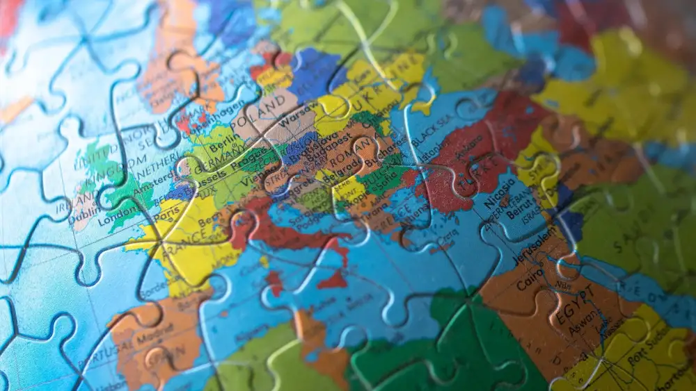Puzzle Map of Europe