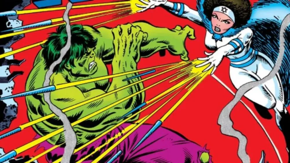 Sabra fights “The Incredible Hulk. ”Source: Screenshot.