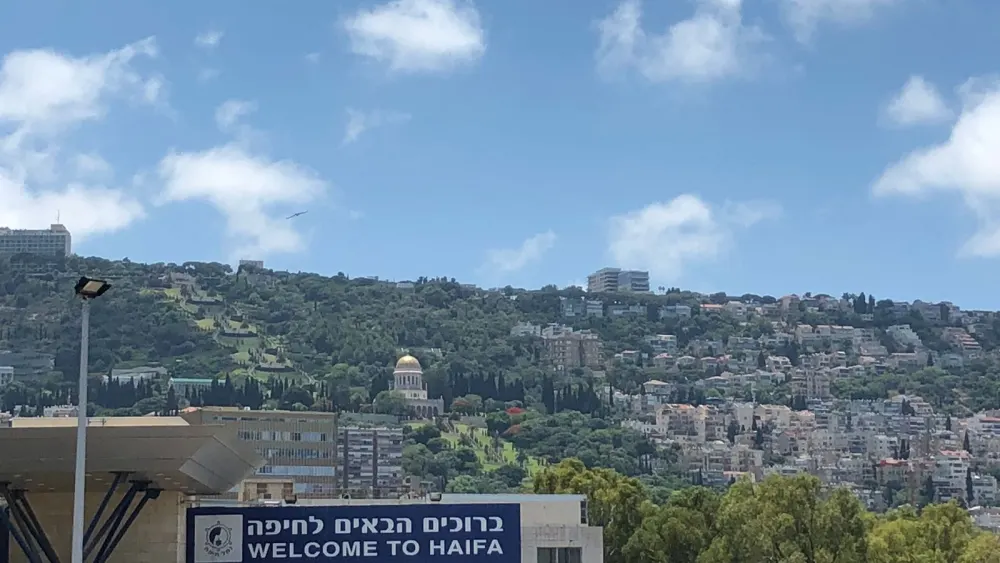 Haifa's port. Credit: Courtesy.