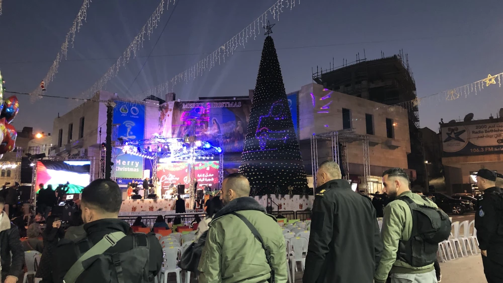 Beit Sahour's main square. Credit: Judy Lash Balint.