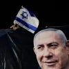 Israelis demonstrate in support of Prime Minister Benjamin Netanyahu near the house of Israeli Attorney General Avichai Mandelblit in Petach Tikvah on Nov. 18, 2019. Photo by Tomer Neuberg/Flash90.