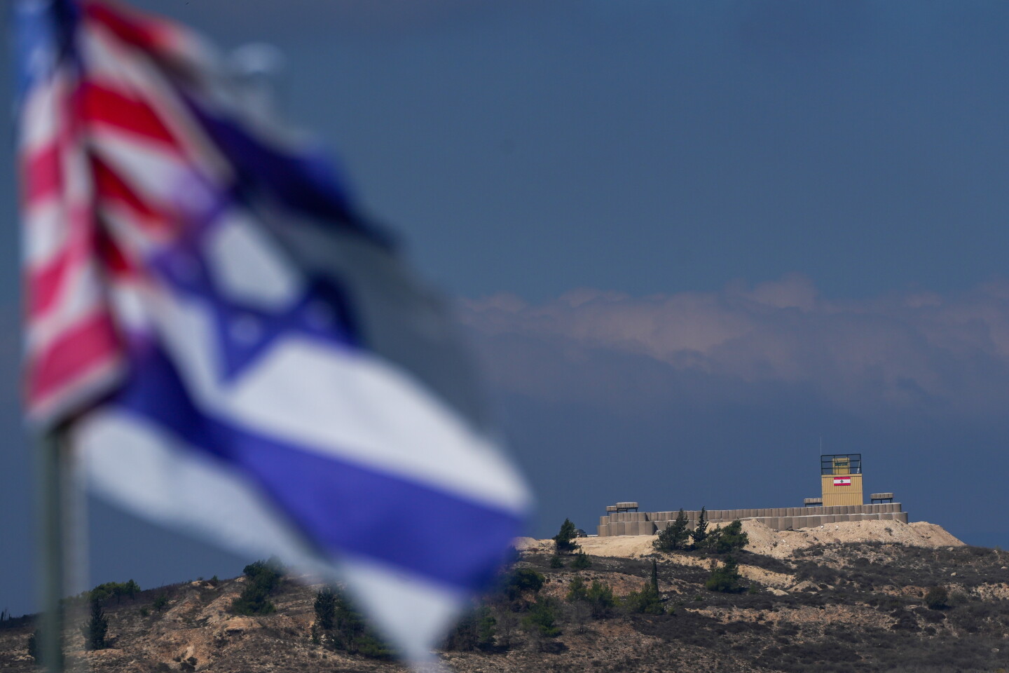 US Israel flag Lebanon