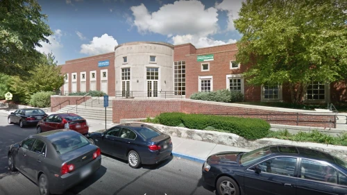 A view of Temple Emanuel in Newton, Mass. Credit: Google Street view.