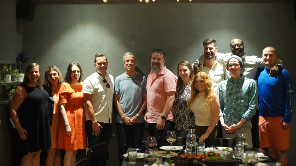 A group of Christian American students in Israel with Passages program, June 2021. Credit: Cade Chudy.