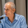 Israeli Public Security Minister Omer Bar-Lev speaks during a visit to the upper Galilee, Aug. 11, 2021. Photo by Basel Awidat/Flash90.