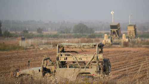 An Iron Dome air-defense system in Sderot in southern Israel near the border with the Gaza Strip on Nov. 13, 2019. Photo by Yonatan Sindel/Flash90.