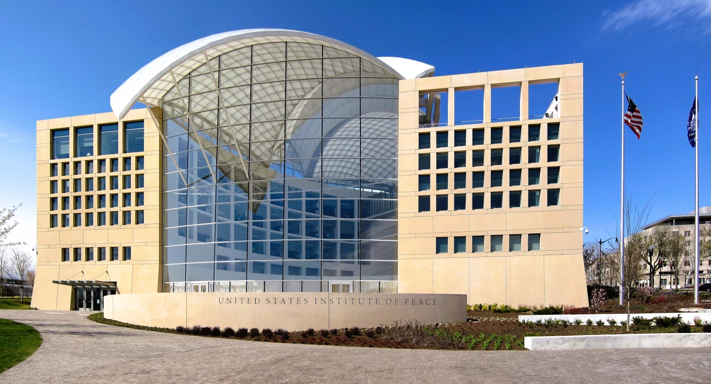 The United States Institute of Peace Headquarters in Washington, D.C., Jan. 20. 2012. Credit: Something Original/Creative Commons/CC BY-SA 3.0 via Wikimedia Commons.
