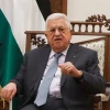 Palestinian Authority leader Mahmoud Abbas at a meeting with U.S. Secretary of State Antony Blinken in Ramallah, May 25, 2021. Credit: Flash90.