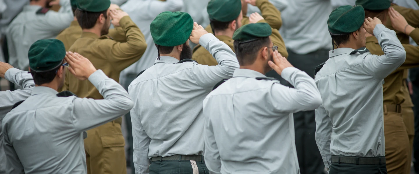 Israeli soldiers of the IDF Intelligence Unit. The "Unit 9900" or Ro'im Rachok, is a unit of the IDF's Military Intelligence Directorate that specifically recruits teenagers on the autism spectum to analyze aerial and satellite photographs. Credit: Miriam Alster/Flash90