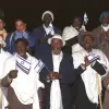 New immigrants from Ethiopia at the Hadera absorption center in 1991. Credit: Israeli Tsvika/GPO.