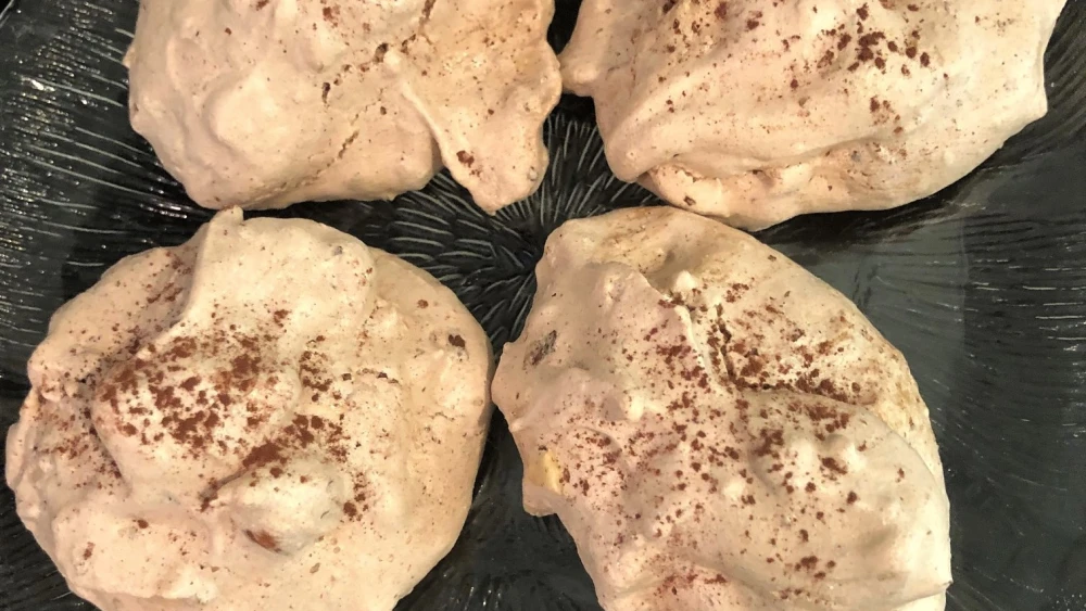 Mocha-Hazelnut Meringues. Photo by Ethel G. Hofman.