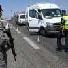Israeli police officers, reinforced by Border Police fighters, set up a roadblock at the Jezreel junction on Road 60 that leads to Jenin, in the search for six Palestinian prisoners who escaped the Gilboa Prison days earlier, Sept. 9, 2021. Photo by Michael Giladi/Flash90.