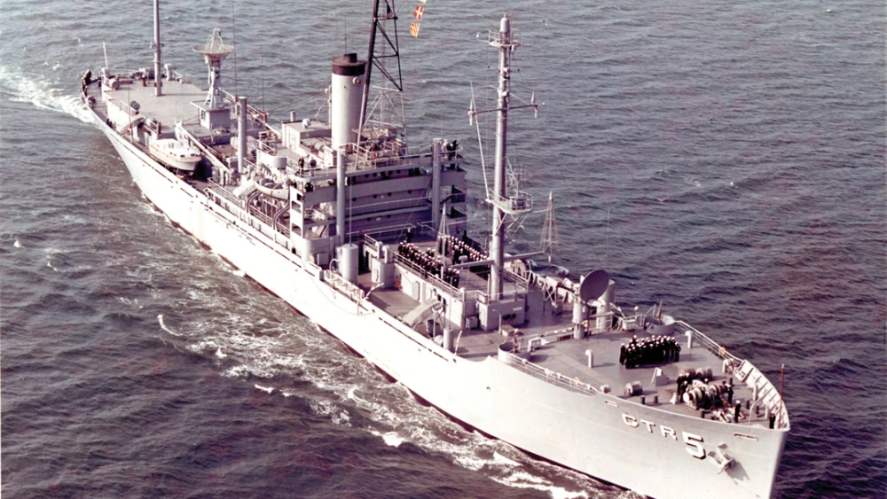 The USS Liberty in an undated photo from the 1960s. Photo: U.S. Department of Defense.