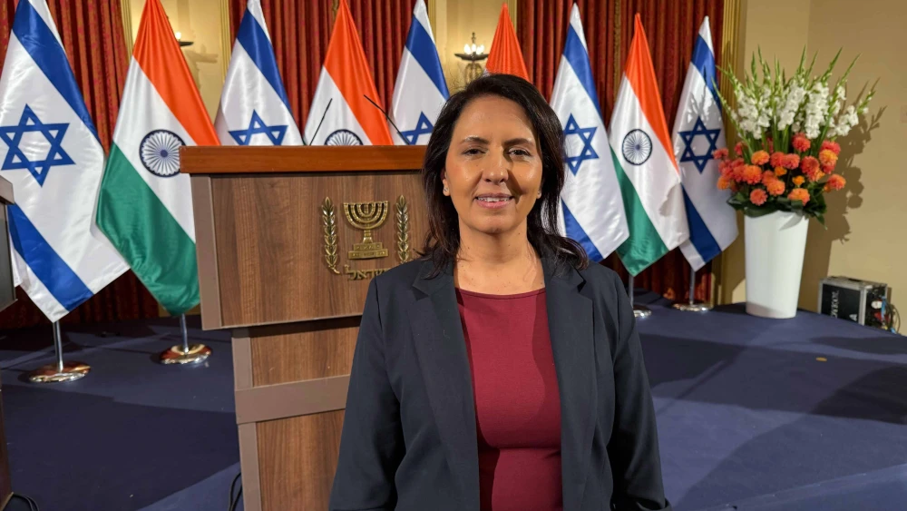 Israeli Innovation, Science and Technology Minister Gila Gamliel speaks during an exclusive interview in Jerusalem about expanding cooperation with India, Feb. 26, 2026. Photo by Alex Traiman.