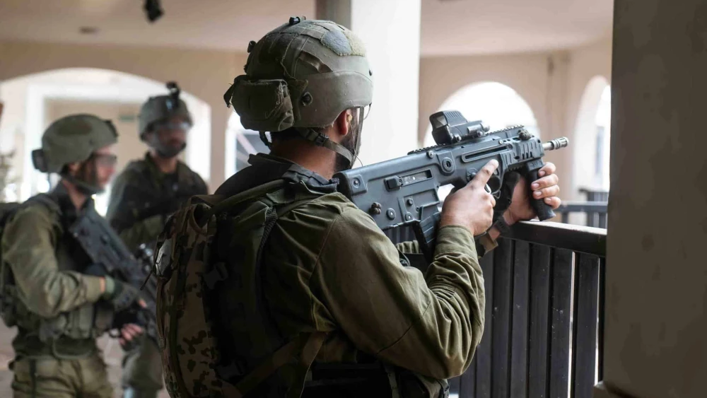 Israeli troops operating in the Hamas-ruled Gaza Strip, Nov. 15, 2023. Credit: IDF.