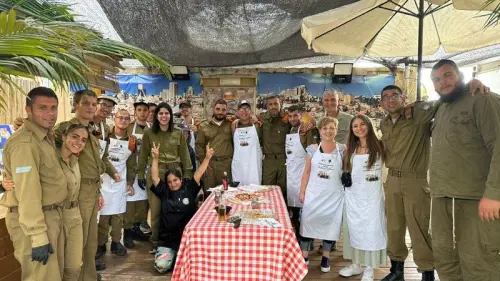 The Special in Uniform pizza party