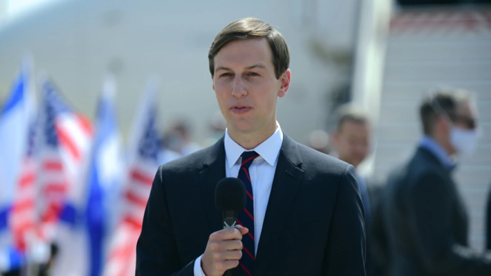 Senior adviser to the U.S. president Jared Kushner at Ben-Gurion Airport, ahead of his departure with a U.S.-Israeli delegation to Abu Dhabi, Aug. 31, 2020. Photo by Tomer Neuberg/Flash90.