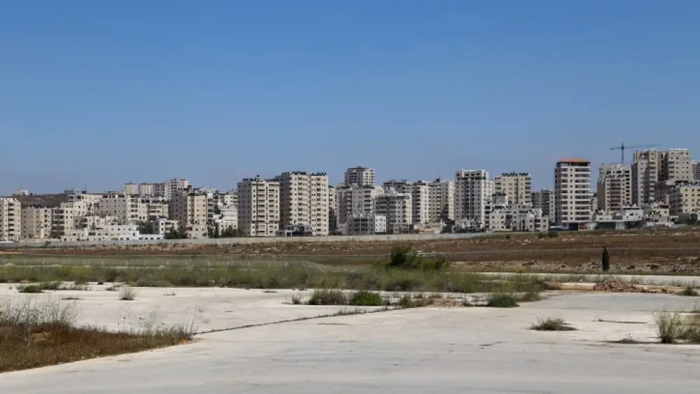 Jerusalem's Kafr Aqab neighborhood and the abandoned Atarot Airport north of the capital, July 31, 2022. Photo by Gershon Elinson/Flash90.