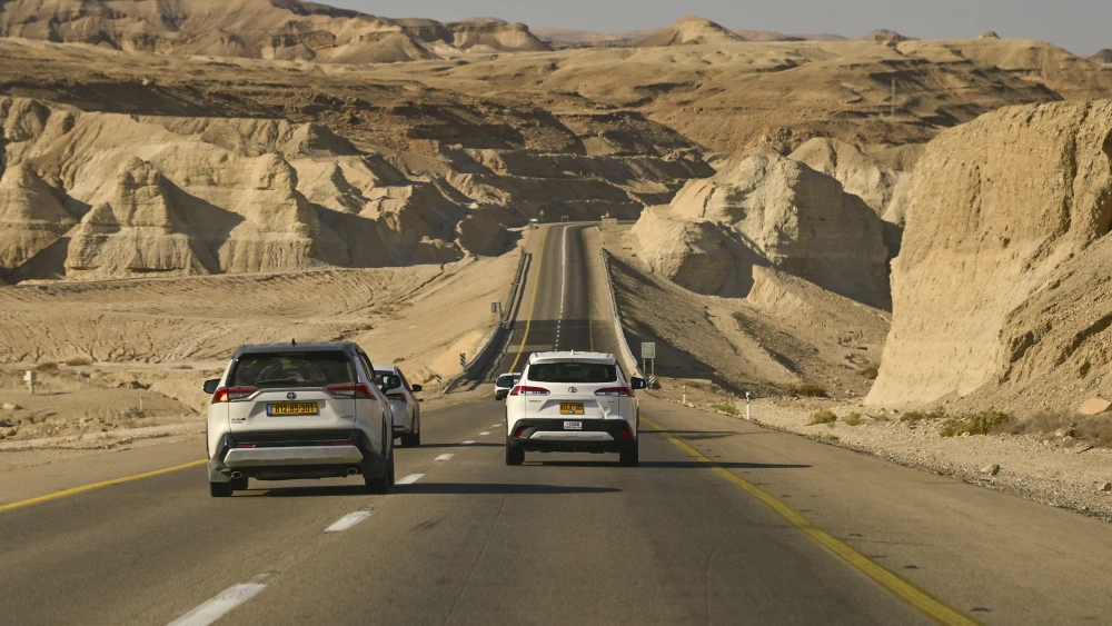 Route 90 in the Jordan Valley, Oct. 18, 2025. Photo by Michael Giladi/Flash90.