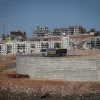 Construction in Beitar Illit, Jan. 17, 2017. Photo by Nati Shohat/Flash90.