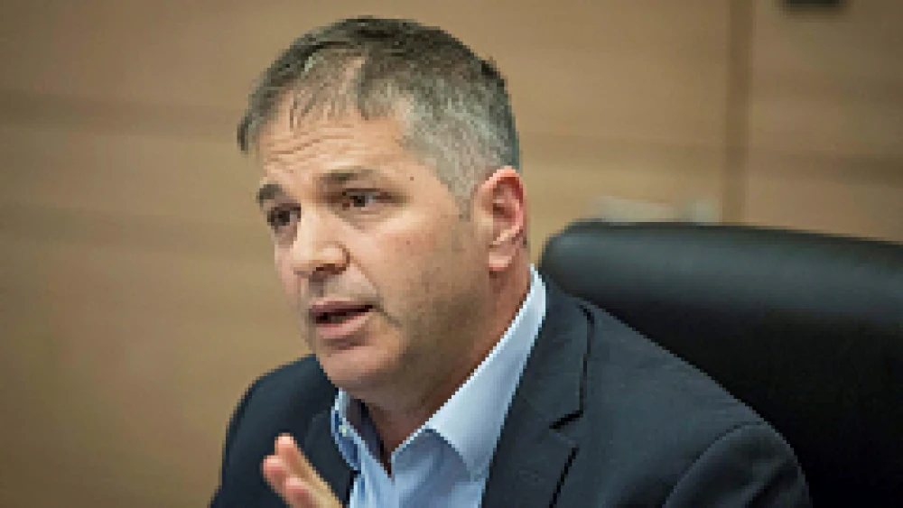 Yoav Kisch, then-chairman of the Interior Affairs Committee, leads a committee meeting at the Knesset in Jerusalem on July 12, 2018. Photo by Yonatan Sindel/Flash90.