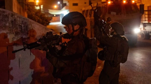 Israeli forces during an overnight operation in Nablus in Samaria, Sept. 2024. Credit: IDF.