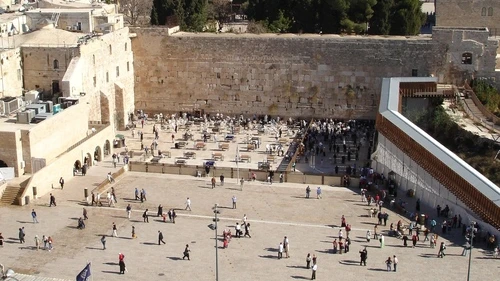 The Western Wall in Jerusalem. Credit: Golasso via Wikimedia Commons.