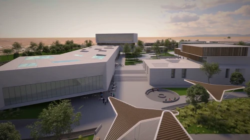 An artist's impression of the World Zionist Village in Beersheva in Israel's south. Credit: JNF-USA.