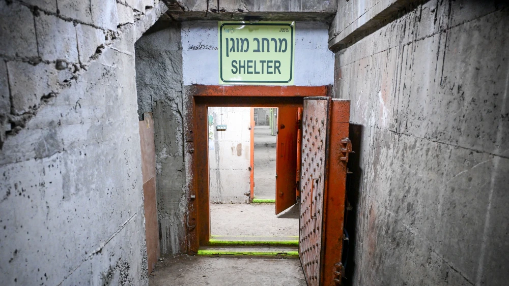 A large public bomb shelter in central Tel Aviv, March 20, 2026. Photo by Avshalom Sassoni/Flash90.