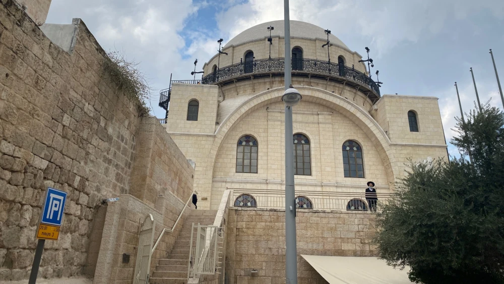 The Hurva Synagogue in Jerusalem’s Old City. Photo by Danya Belkin.