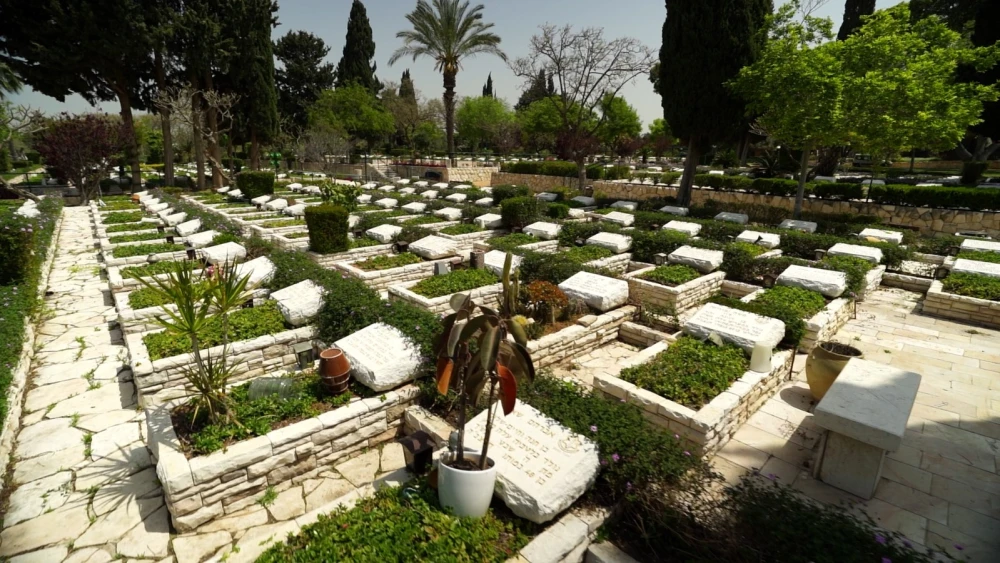 Mount Herzl military cemetery in Jerusalem. Credit: Israeli Ministry of Defense.