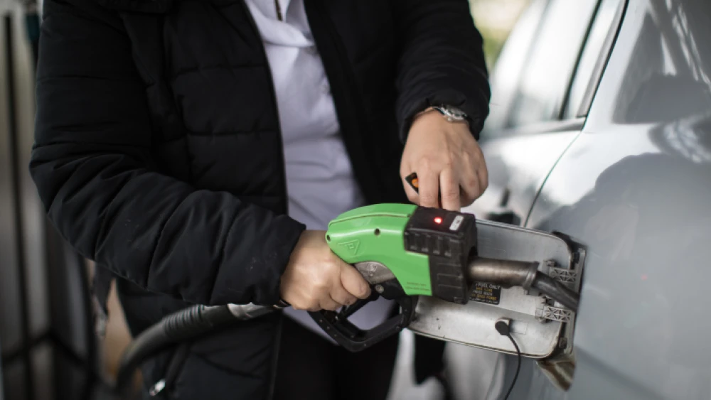 A gas station in Jerusalem on March 31, 2019. Illustrative Photo by Hadas Parush/Flash90.
